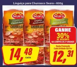 Rede Supermarket Linguiça para Churrasco Seara oferta