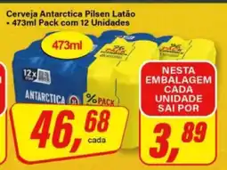 Rede Supermarket Cerveja Antarctica Pilsen Latão oferta