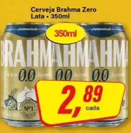 Rede Supermarket Cerveja Brahma Zero oferta