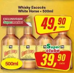 Rede Supermarket Whisky Escocês White Horse - 500ml oferta