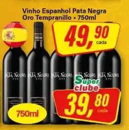 Rede Supermarket Vinho Espanhol Pata Negra Oro Tempranillo oferta