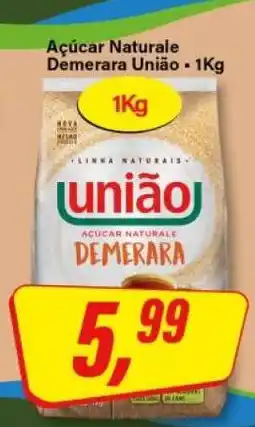 Rede Supermarket Açúcar Naturale Demerara União - 1Kg oferta