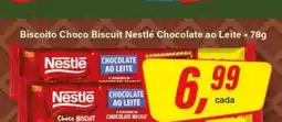 Rede Supermarket Biscoito Choco Biscuit Nestlé Chocolate ao Leite - 78g oferta