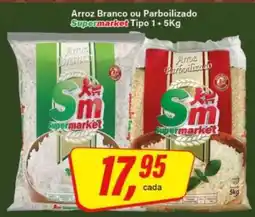 Rede Supermarket Arroz Branco ou Parboilizado oferta