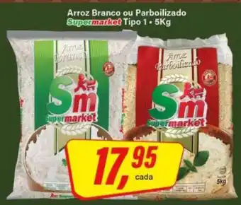 Rede Supermarket Arroz Branco ou Parboilizado oferta