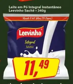 Rede Supermarket Leite em Pó Integral Instantâneo Leevinho Sachê oferta