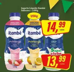 Rede Supermarket Iogurte Líquido Itambé Sabores oferta