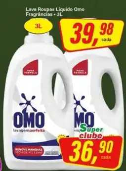 Rede Supermarket Lava Roupas Líquido Omo Fragrâncias oferta