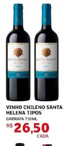 Assaí Atacadista Vinho chileno santa helena tipos garrafa oferta