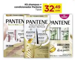 Carrefour Kit shampoo + condicionador Pantene oferta