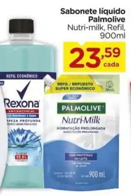 Carrefour Sabonete líquido Palmolive Nutri-milk, Refil, oferta