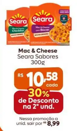 Supermercados Pague Menos Mac & Cheese Seara Sabores oferta