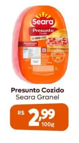 Supermercados Pague Menos Presunto Cozido Seara Granel oferta
