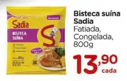 Carrefour Bisteca suína Sadia Fatiada, Congelada, oferta