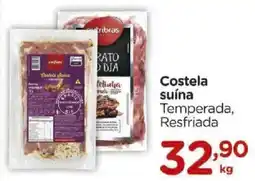 Carrefour Costela suína Temperada, Resfriada oferta