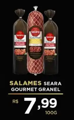 Supermercados Pague Menos Salames seara gourmet granel oferta
