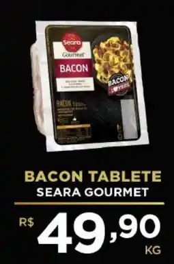 Supermercados Pague Menos Bacon tablete seara gourmet oferta
