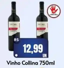 Supermercados Pague Menos Vinho Collina oferta