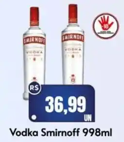 Supermercados Pague Menos Vodka Smirnoff oferta
