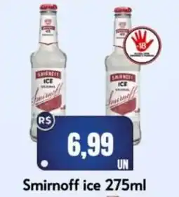 Supermercados Pague Menos Smirnoff ice oferta