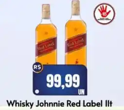 Supermercados Pague Menos Whisky Johnnie Red Label oferta
