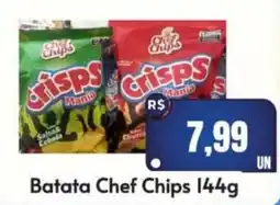 Supermercados Pague Menos Batata Chef Chips oferta