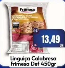 Supermercados Pague Menos Linguiça Calabresa Frimesa Def oferta