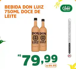 Supermercados Pague Menos Bebida don luiz doce de leite oferta