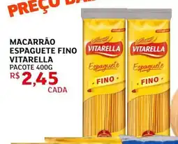 Assaí Atacadista Macarrão espaguete fino vitarella oferta