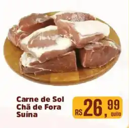 Supermercados Mateus Carne de Sol Chã de Fora Suína oferta