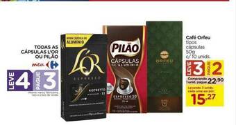 Carrefour Café Orfeu Tipos Leve 3 Pague 2 oferta