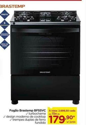 Carrefour Fogão Brastemp Bfs5vc oferta