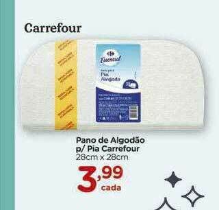 Carrefour Pano De Algodão P Pia Carrefour oferta