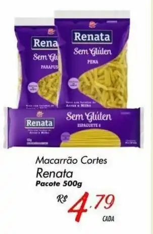 Muffato Macarrao Cortes Renata 500g oferta