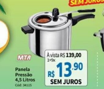 Deltasul Panela Pressao 4.5L oferta