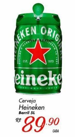Muffato Cerveja Heineken Barril 5L oferta