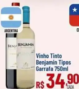 Muffato Vinho Tinto Benjamin Tipos Garrafa oferta