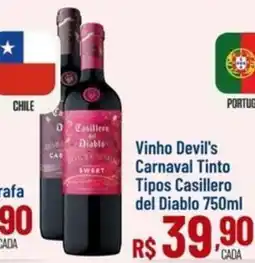Muffato Vinho Devil's Carnaval Tinto Tipos Casillero del Diablo oferta