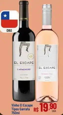 Muffato Vinho Escape Tipos Garrafa oferta