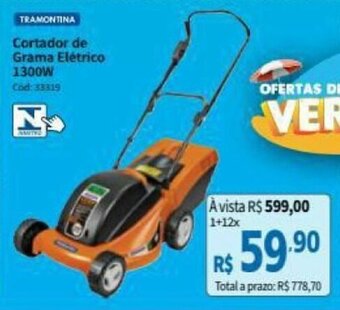 Deltasul Cortador de grama Eletrico 1300W oferta