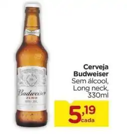 Carrefour Cerveja Budweiser Sem álcool, Long neck, oferta