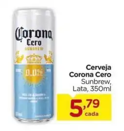 Carrefour Cerveja Corona Cero Sunbrew, Lata, oferta