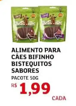 Assaí Atacadista Alimento para cães bifinho bistequitos sabores pacote oferta