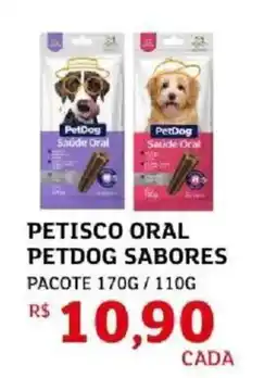 Assaí Atacadista Petisco oral petdog sabores pacote oferta