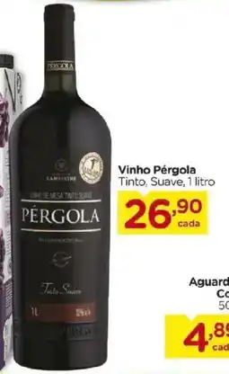 Carrefour Vinho Pérgola Tinto, Suave, oferta