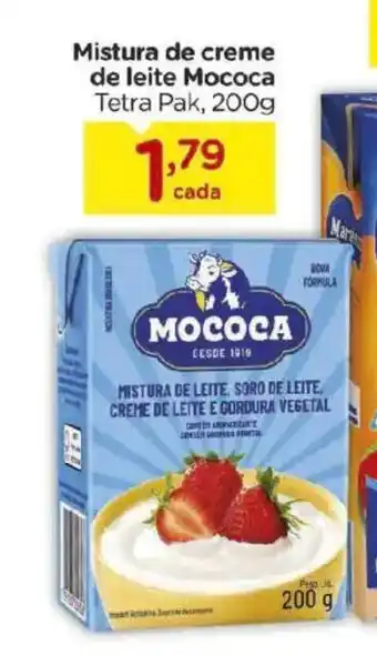Mistura de creme de leite Mococa Tetra Pak,
