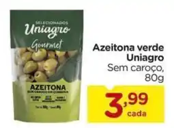 Carrefour Azeitona verde Uniagro Sem caroço, oferta