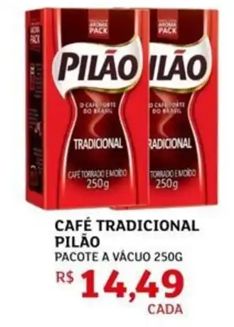 Café tradicional pilão