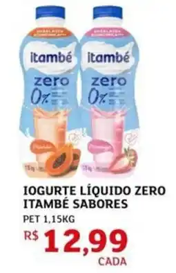 Assaí Atacadista Iogurte líquido zero itambé sabores oferta