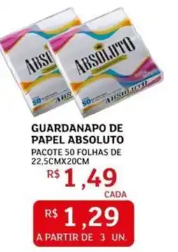 Assaí Atacadista Guardanapo de papel absoluto oferta